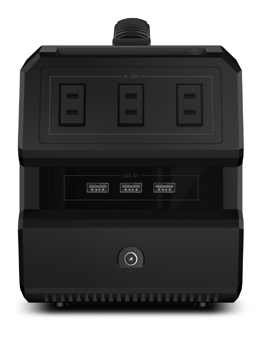 水に強いポータブル電源 IP44 大容量444Wh 出力400W 電気毛布 小型
